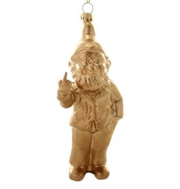 Cody Foster & Co NAUGHTY GNOME GOLD - GLASS