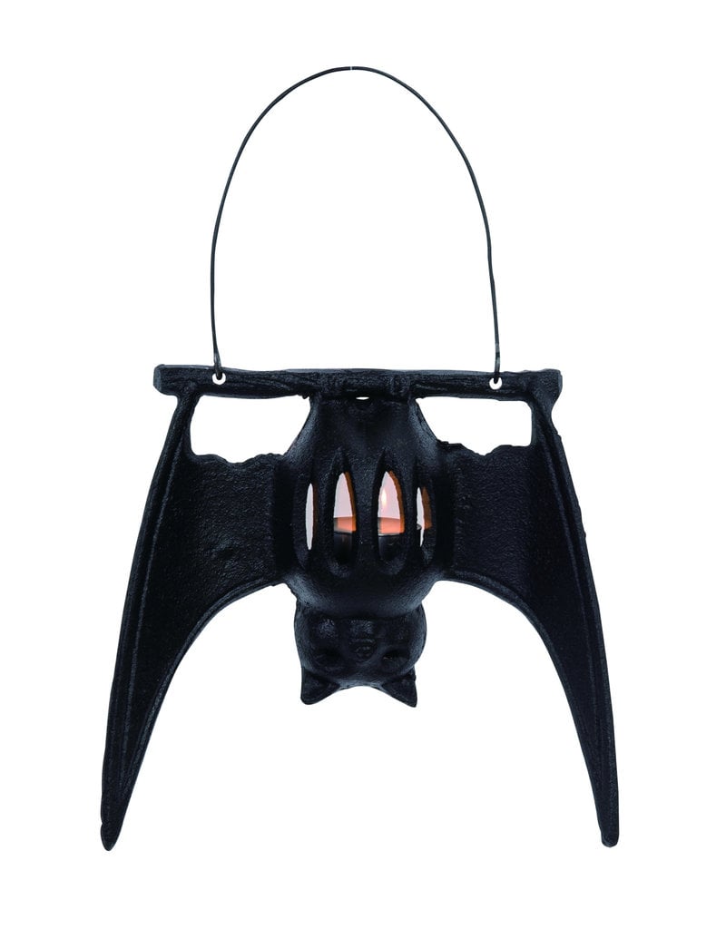 Transpac Cast Iron Hnaging Bat Lantern