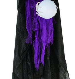 Transpac Animated Crystal Ball Witch