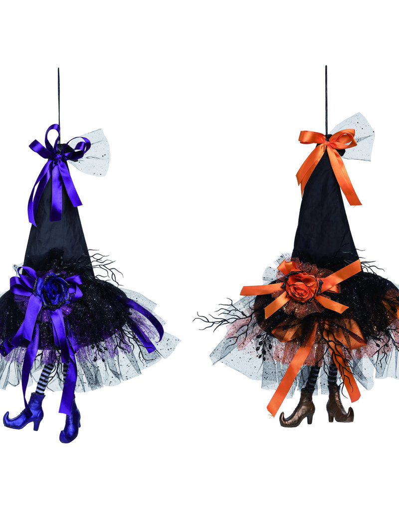 Transpac Fabric Animated Witch Hat Door Déco