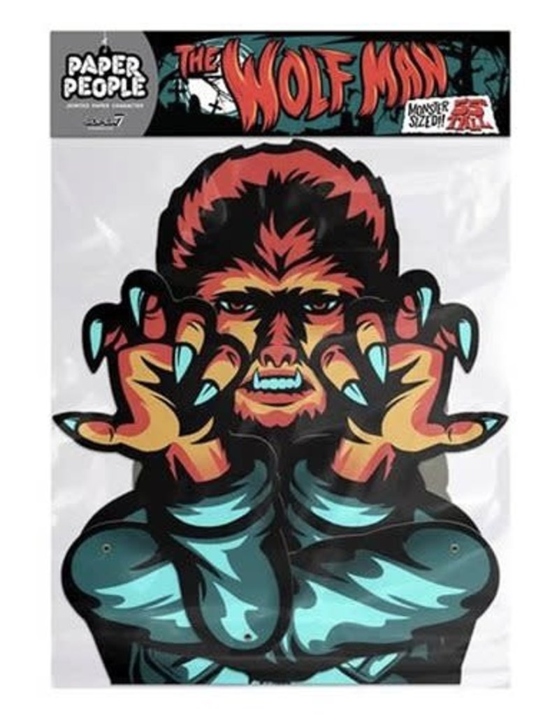 Universal Monsters Wolfman Paper People