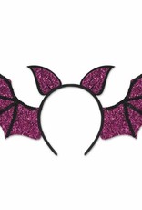 Sequined Bat Wings Headband
