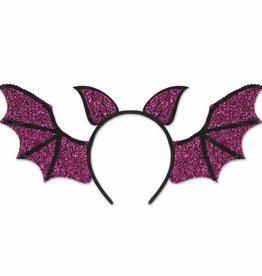 Sequined Bat Wings Headband