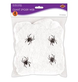 FR Giant Spider Web White