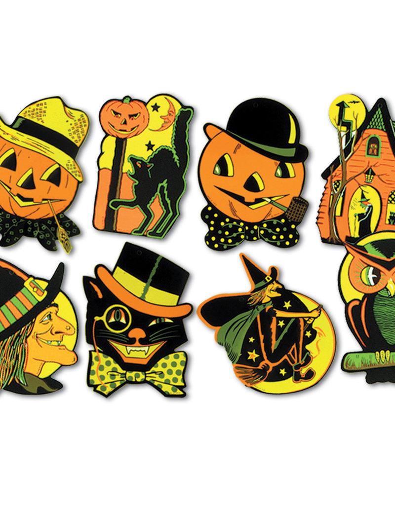 Halloween Cutouts 8½"-9¼" (4)