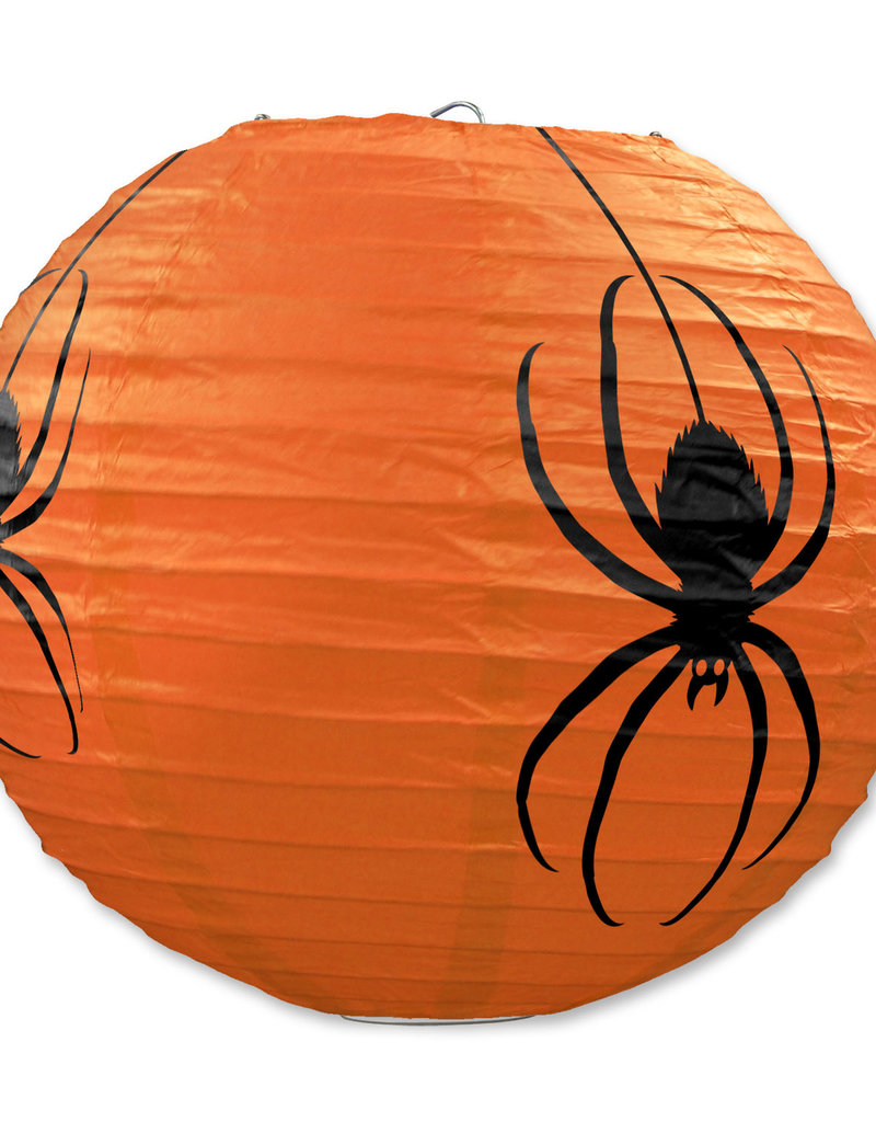 Spider Paper Lanterns 9½"