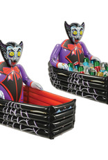 Inflatable Vampire & Coffin Cooler 3' 6"W x 30"H