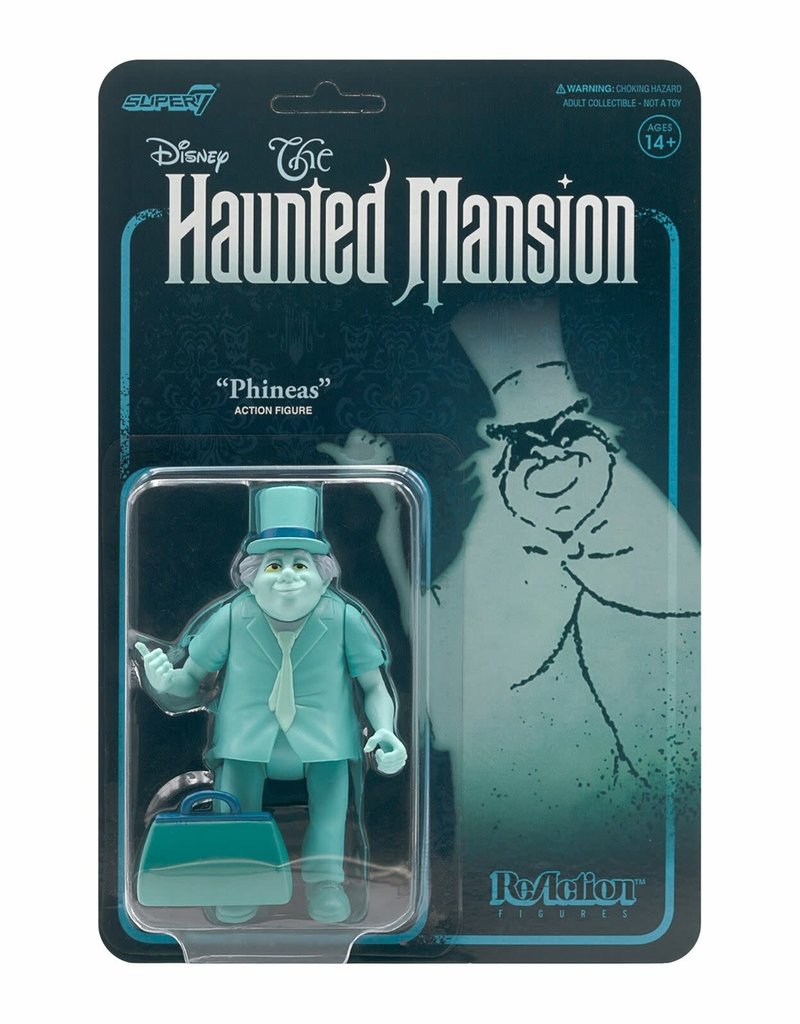Super7 Haunted Mansion Traveling Ghost Blue 3 3/4-Inch ReAction Figure