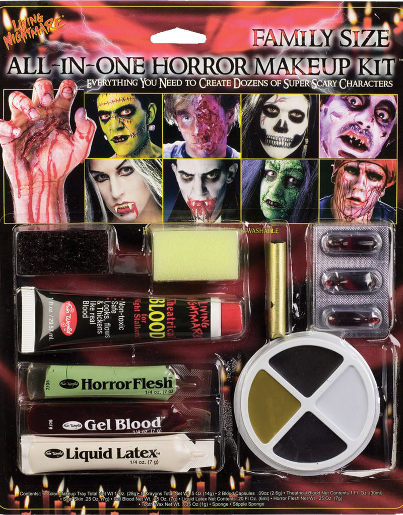 All In One Horror Makeup Kit