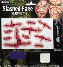 Slashed Face Makeup Kit