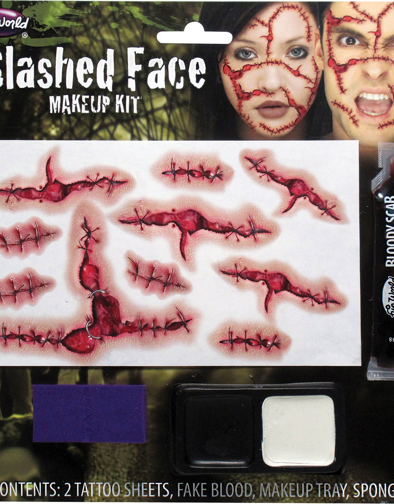 Slashed Face Makeup Kit