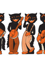 Vintage Halloween Scat Cat Band Cutouts