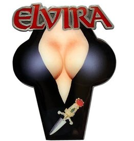 Elvira Chest Logo Enamel Pin