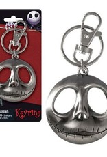 The Nightmare Before Christmas Jack's Head Pewter Keychain