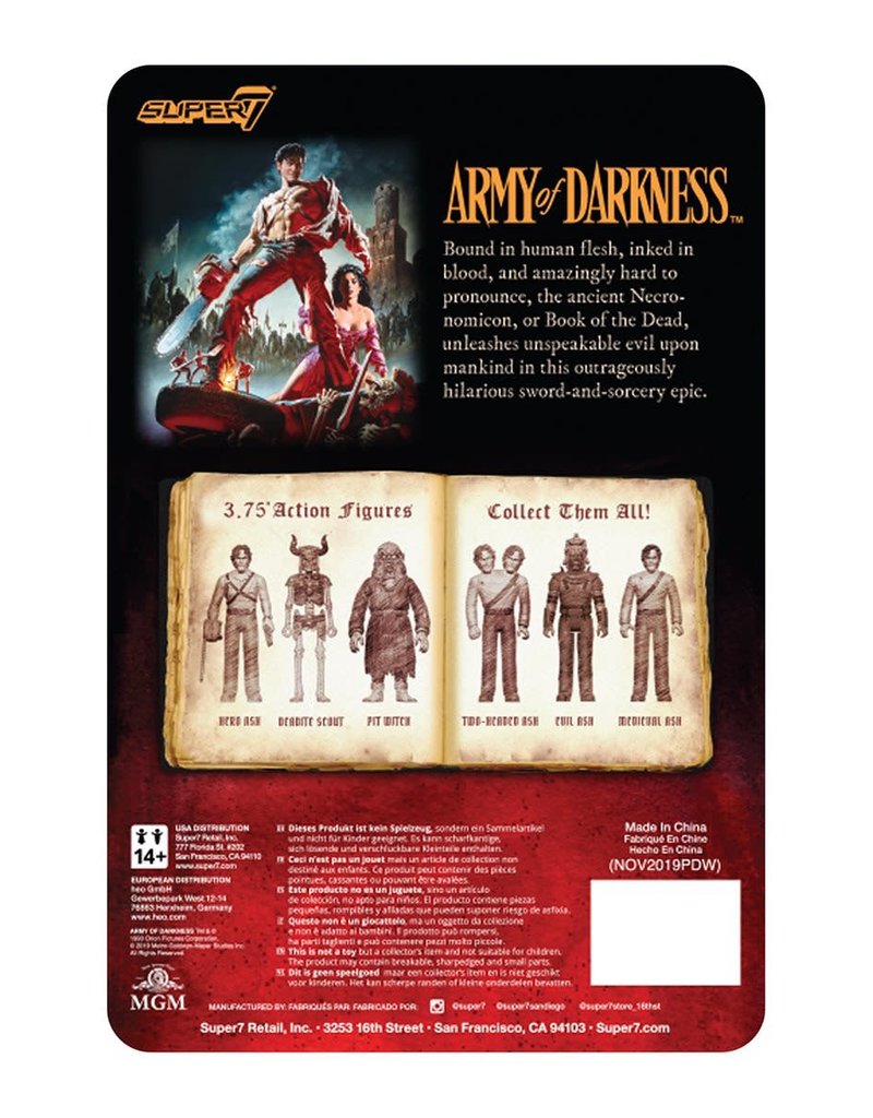 Super7 Army of Darkness Two-Headed Ash 3 3/4-Inch ReAction Figure