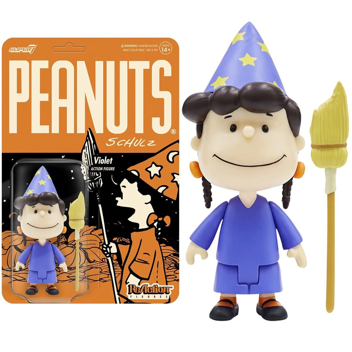 Peanuts Witch Violet 3 3/4-Inch ReAction Figure - House of Boo