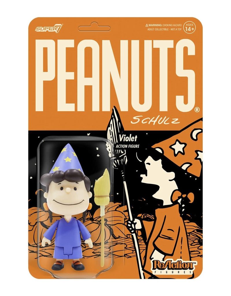 Super7 Peanuts Witch Violet 3 3/4-Inch ReAction Figure