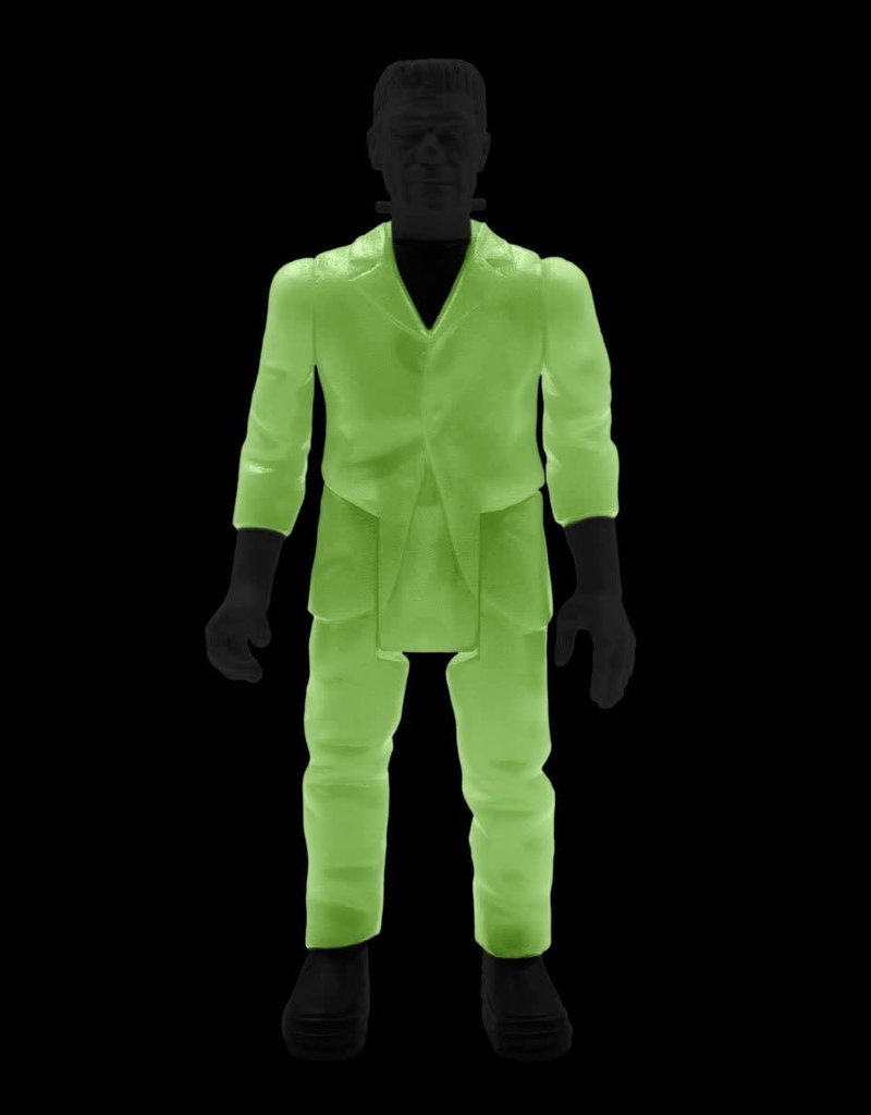 Super7 Universal Monsters Frankenstein's Monster Glow-In-The-Dark Costume Colors ReAction Figure