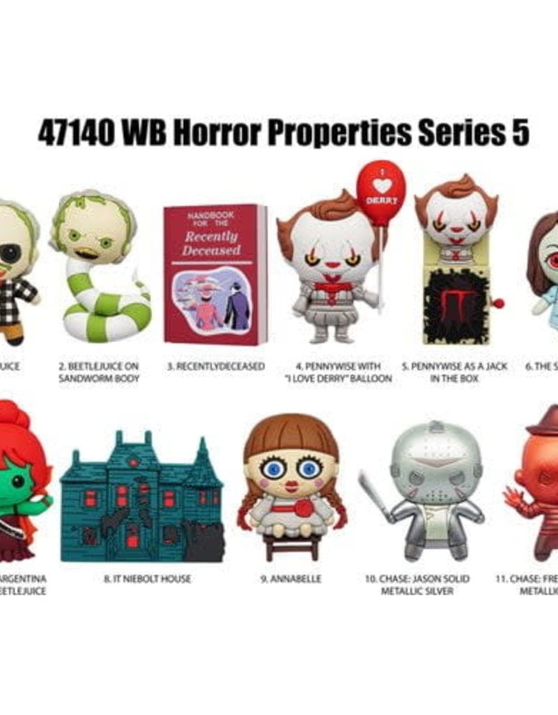 Horror Series 5 Figural Bag Clip Blind Pick Warner Brothers