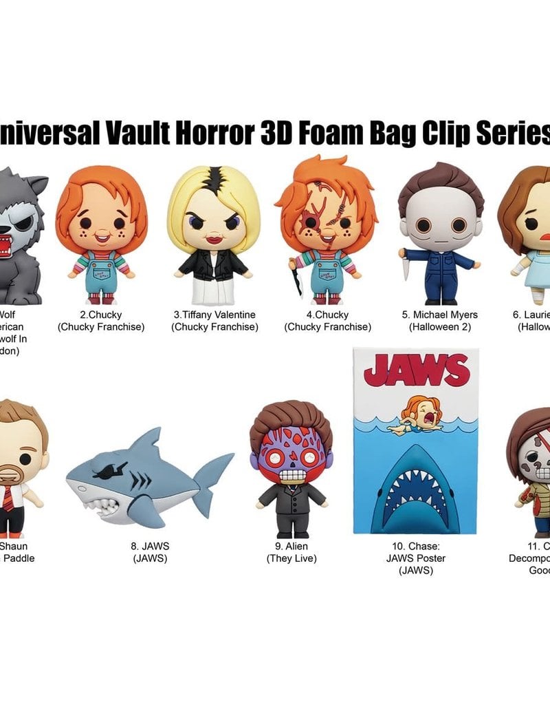 Universal Vault Horror Figural Bag Clip Blind Pick