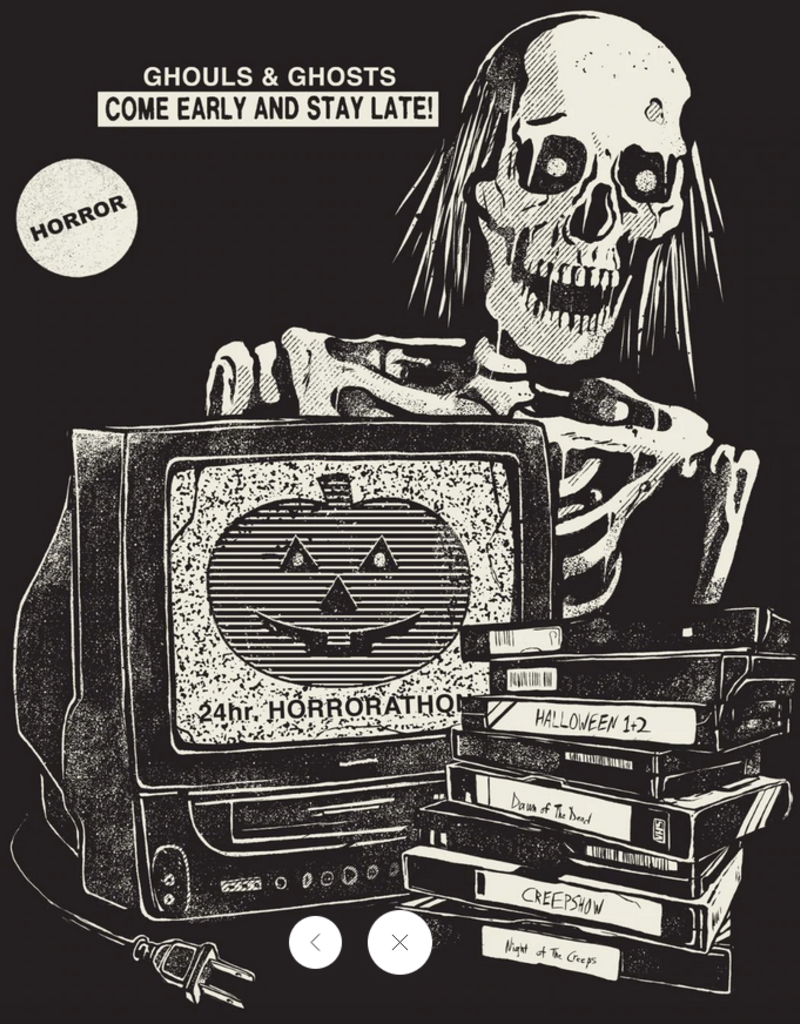 HORRORATHON SKELETON TEE