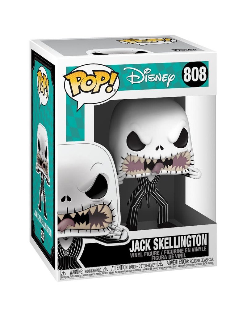 Funko The Nightmare Before Christmas Jack Skellington Scary Face Pop! Vinyl Figure #808