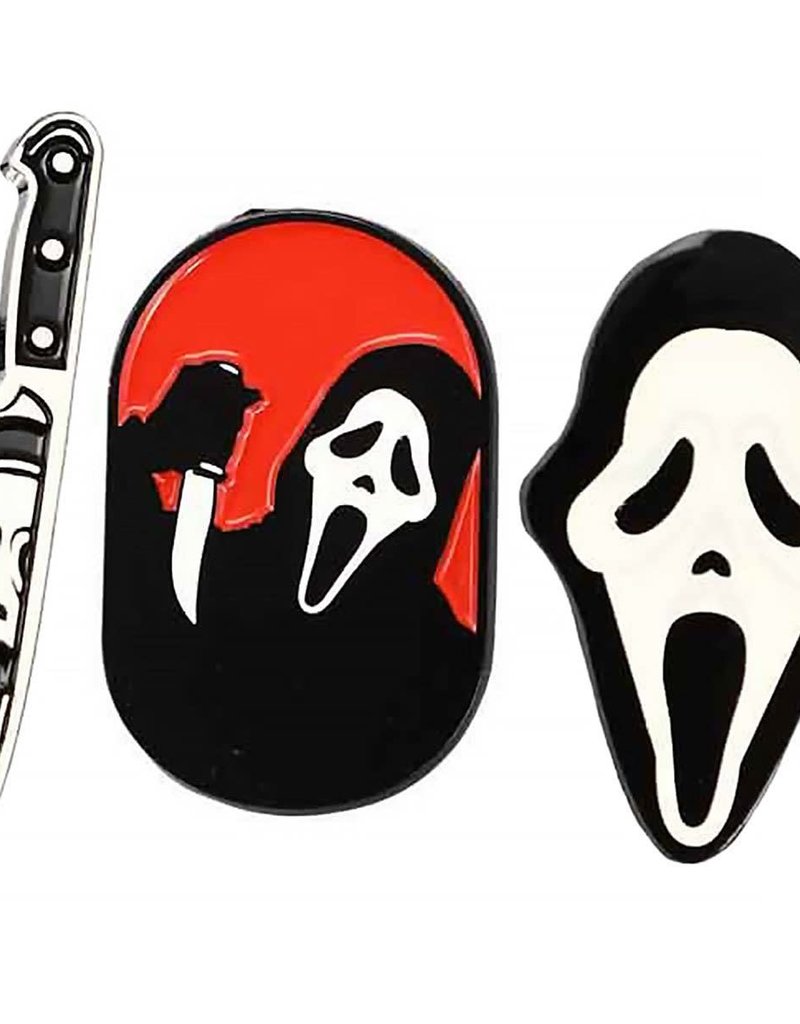 Ghostface Slasher Variety Pin 3-Pack