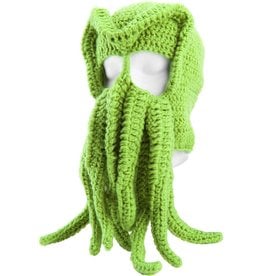 Cthulhu Green Knitted Ski Mask