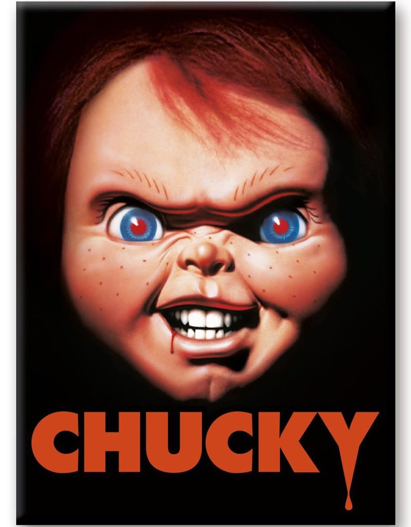 Child's Play Chucky Face Flat Magnet