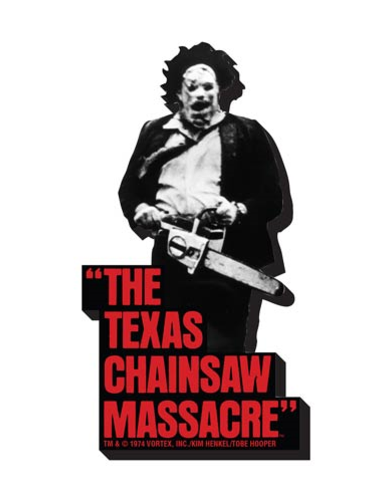 Texas Chainsaw Massacre BW Funky Chunky Magnet