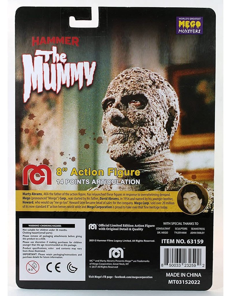 Hammer Mummy Mego 8-Inch Action Figure