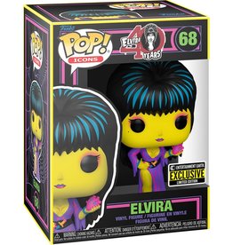 Elvira Black Light Pop! Vinyl Figure - Entertainment Earth Exclusive