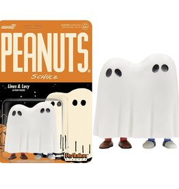 Super7 Peanuts Linus & Lucy Ghost 3 3/4-Inch ReAction Figure