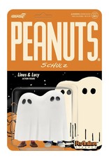 Super7 Peanuts Linus & Lucy Ghost 3 3/4-Inch ReAction Figure