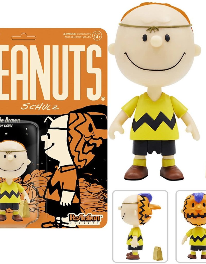 Super7 Peanuts Masked Charlie Brown 3 3/4-Inch ReAction Figure