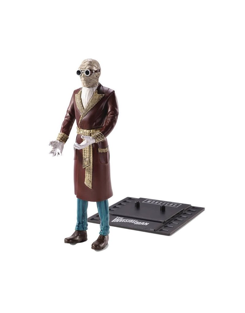 Universal Monsters Invisible Man Bendyfigs Action Figure