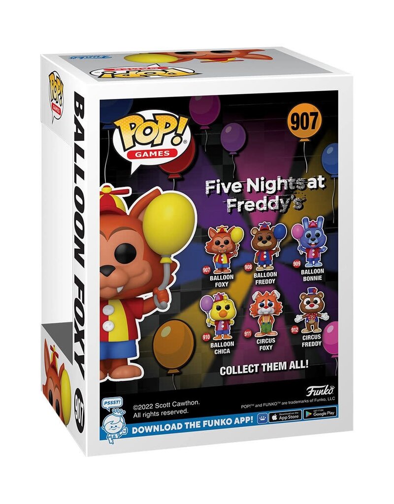 Funko Five Nights at Freddy's Balloon Foxy Funko Pop! Vinyl Figure