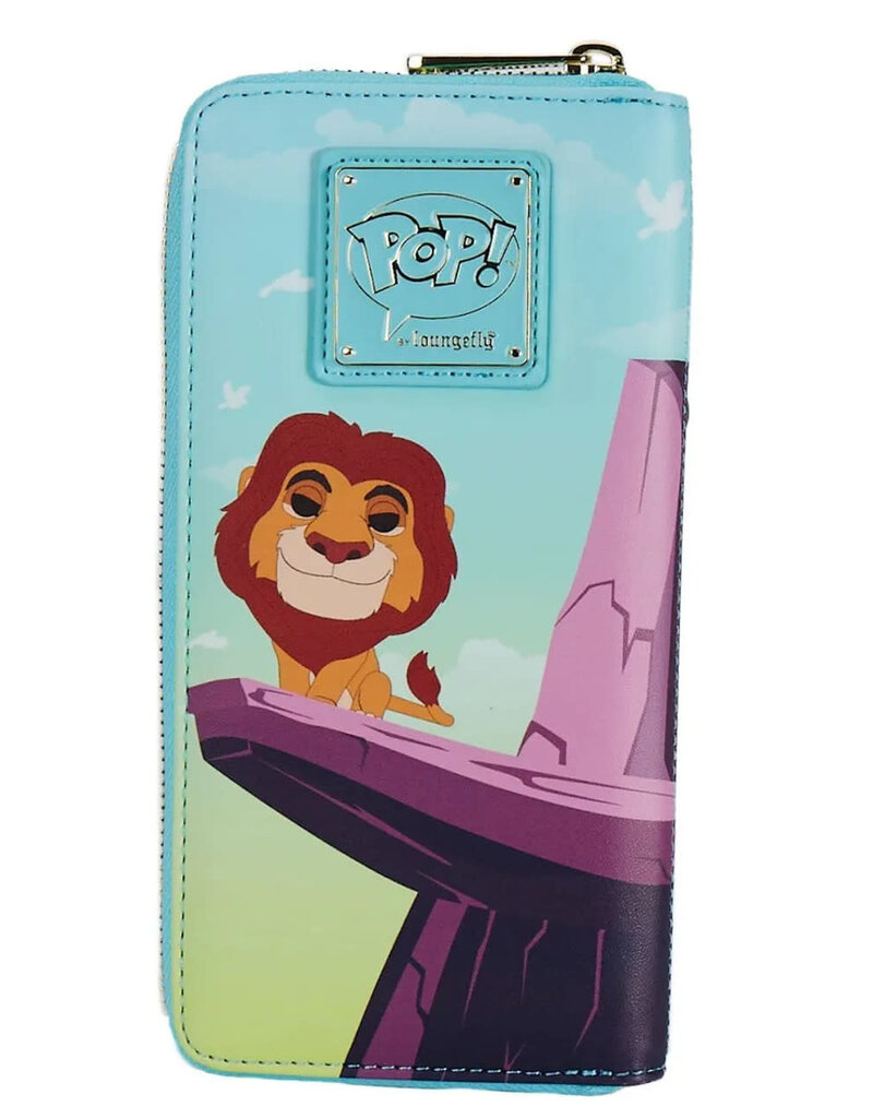 Loungefly Pop By Loungefly Disney Lion King Pride Rock Zip Around Wallet