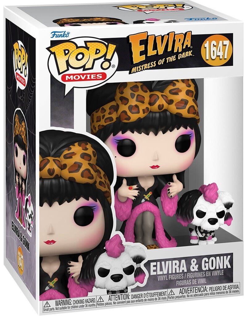 Funko Elvira And Gonk Funko Pop! Vinyl Figure #1647 and Buddy