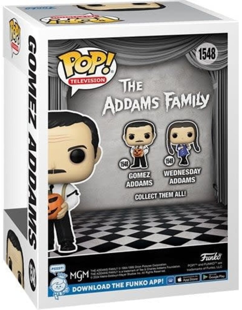 Funko Addams Family Gomez Addams with Pumpkin Pop! Vinyl Figure