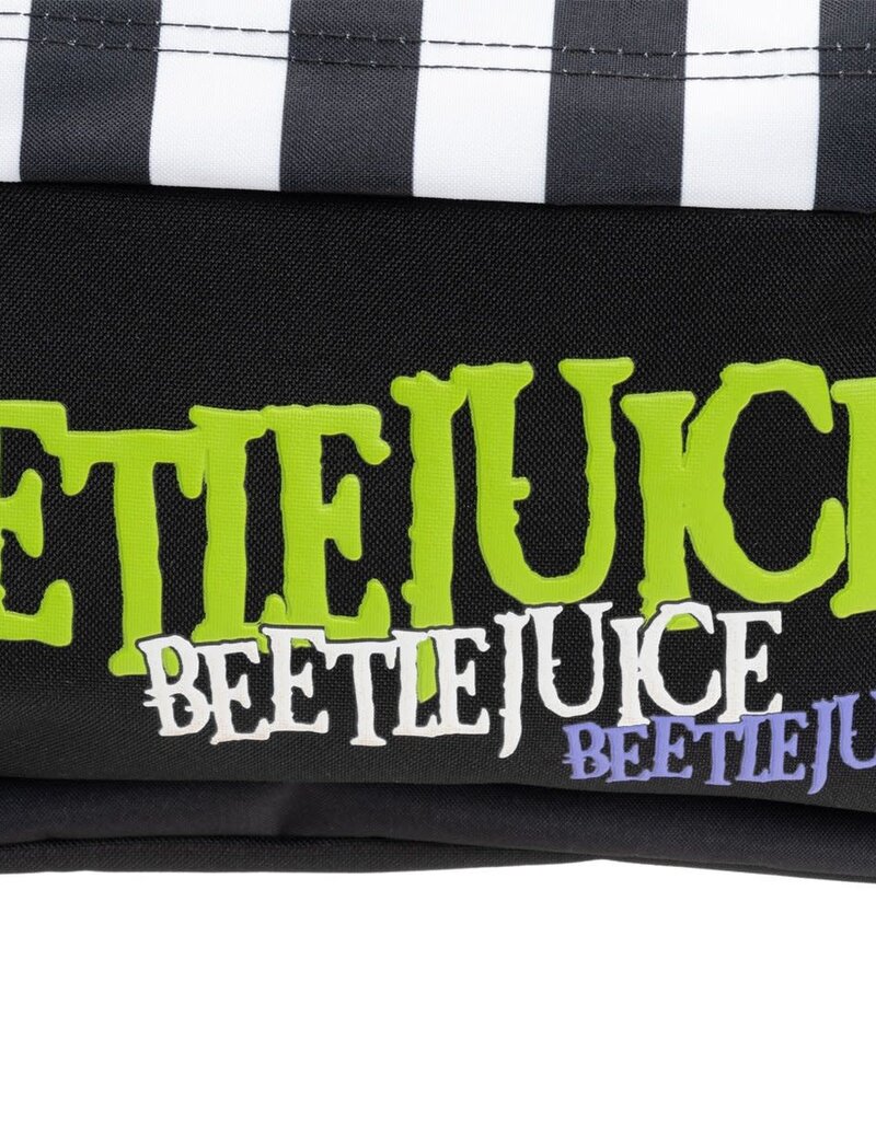 Beetlejuice Striped Backpack