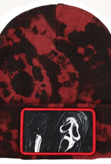Ghost Face Sublimated Patch Washed Beanie