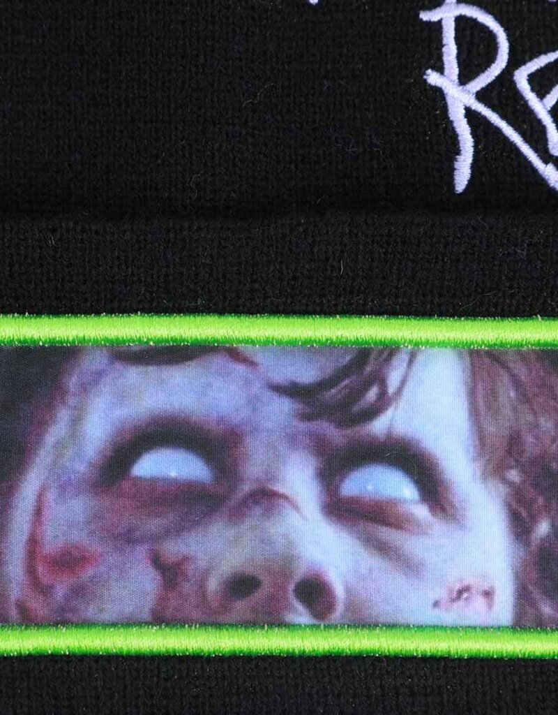The Exorcist I'm Not Regan Distressed Sublimated Patch Cuff Beanie