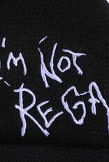 The Exorcist I'm Not Regan Distressed Sublimated Patch Cuff Beanie