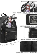 The Nightmare Before Christmas Jack & Sally Embossed Mini Backpack