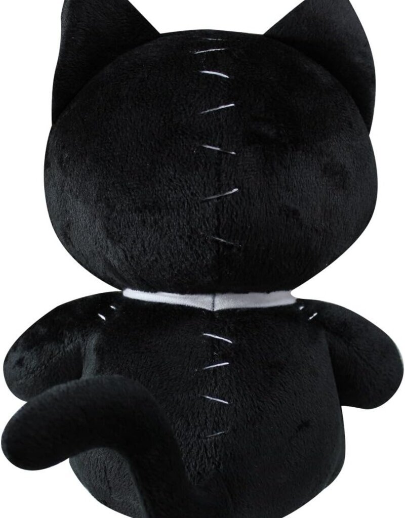 Furrybones Black Cat Mao Mao Wearing White Bow Tie Plush Doll