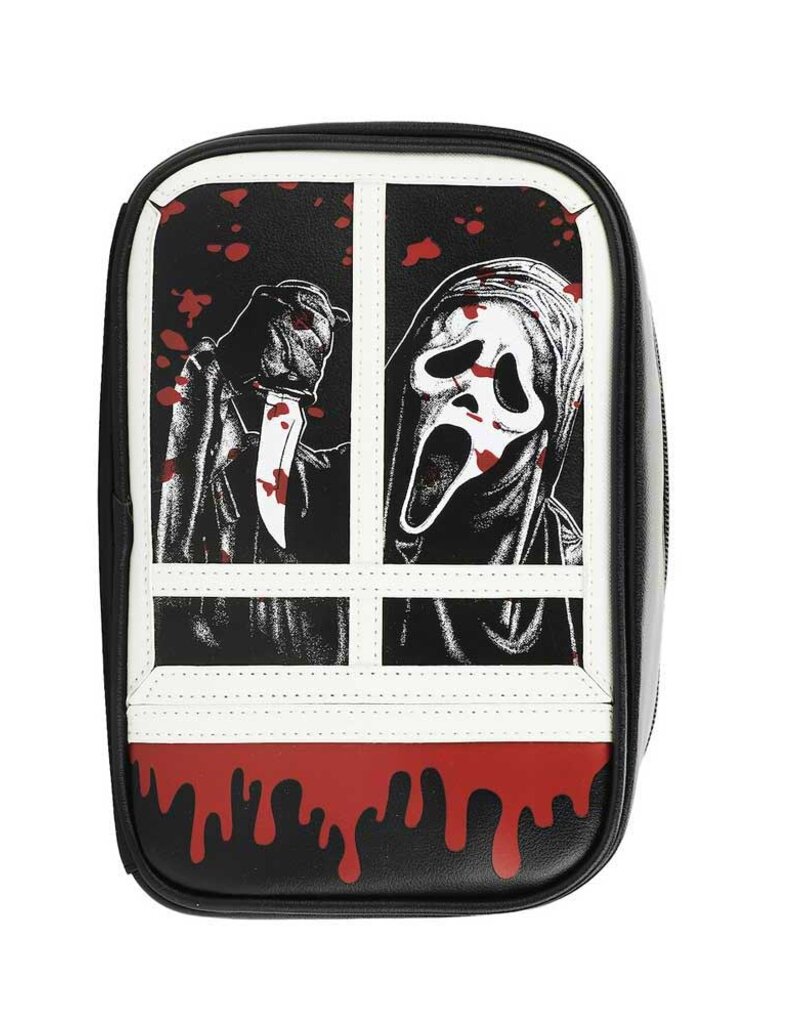 Ghost Face Window Travel Cosmetic Bag