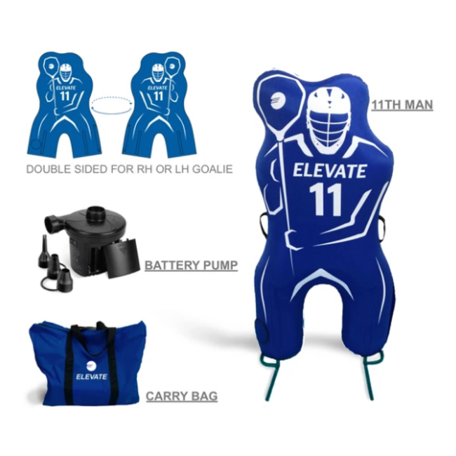 11th Man Goalie Pro and Defender Pro Pack Sling It! Lacrosse