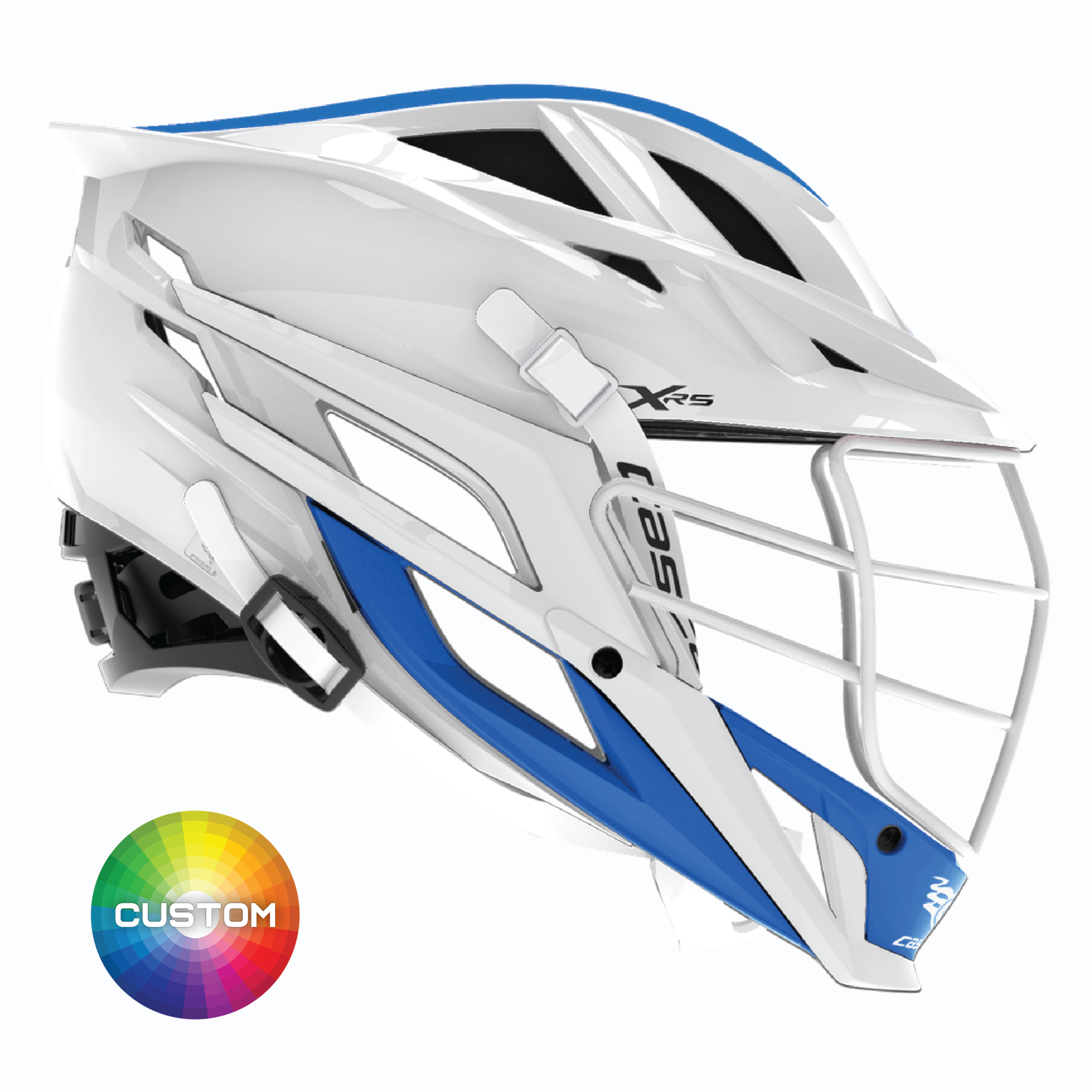 Custom Cascade XRS Youth Lacrosse Helmet Sling It! Lacrosse