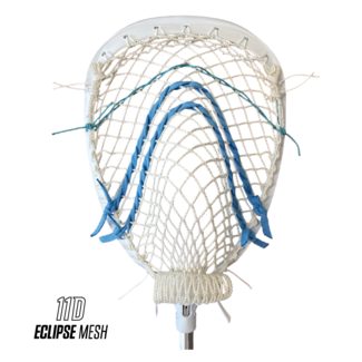 STX Eclipse 11D Semi-Hard Goalie Mesh Custom Stringing White